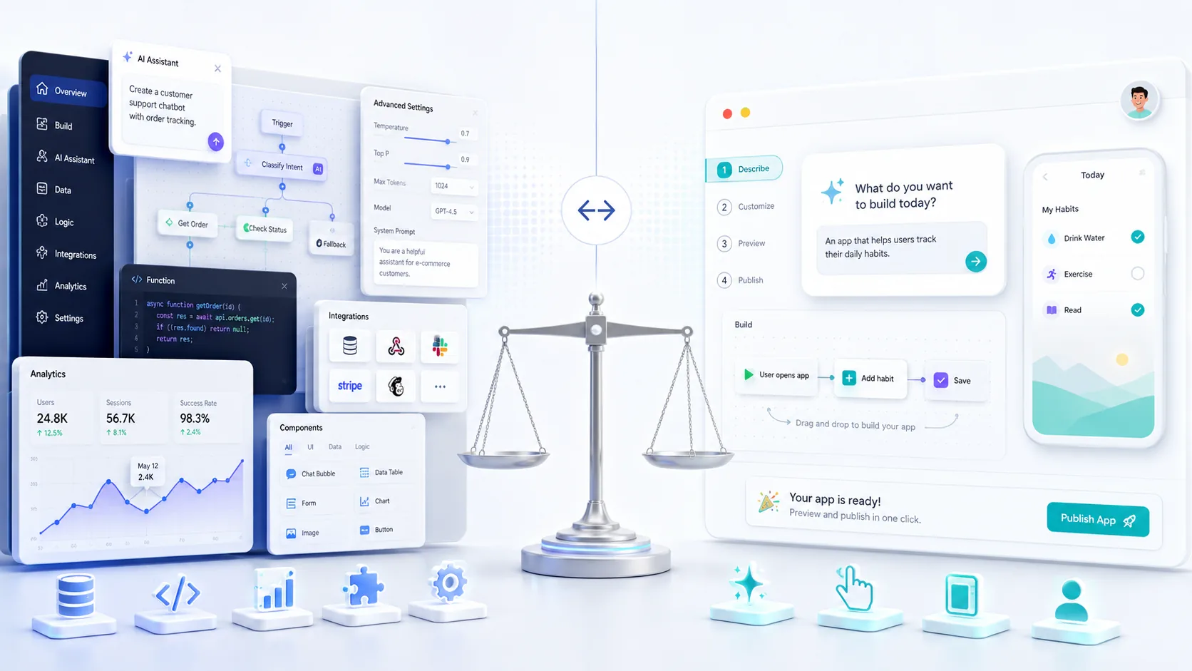 Comparing AI App Builders: Features vs Ease of Use